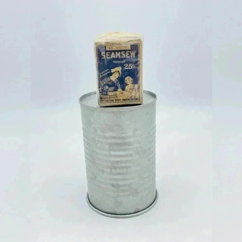 Brand New Antique 1920 Seamsew White 40 Thread, never opened